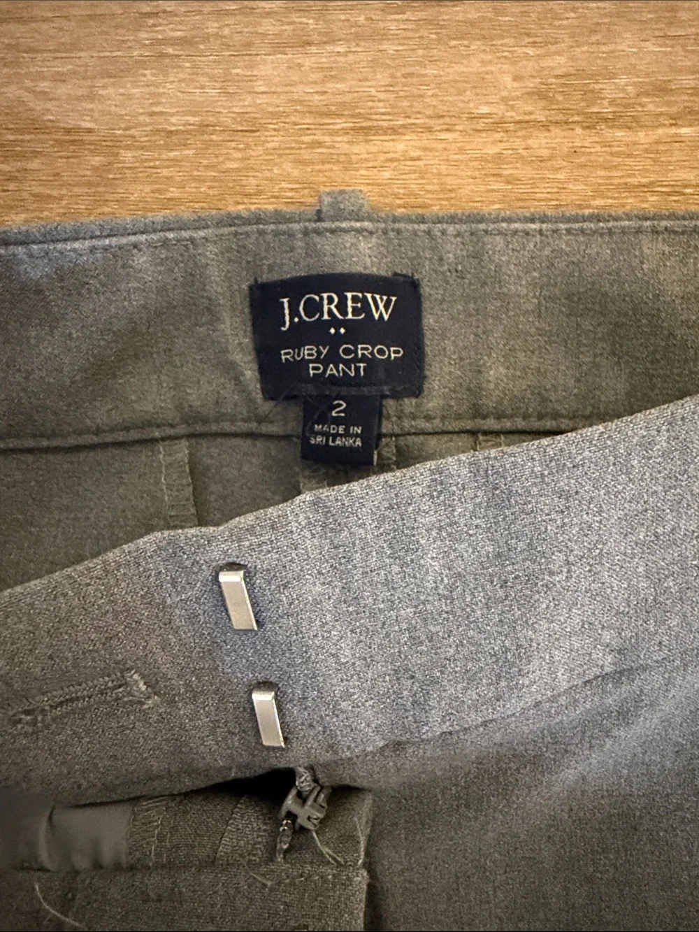J. Crew Gray Tailored Dress Pants